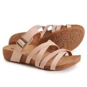 Korks by Kork-Ease Aster Wedge Sandal in light pink